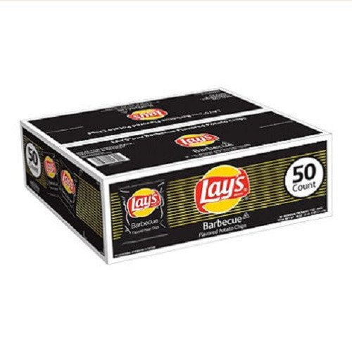 Lay' Barbecue Potato Chips 1 oz, 50 Count Bags