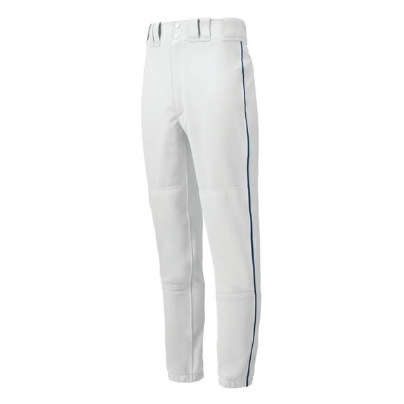 Mizuno Première Jeunesse Pantalon Piped (Blanc/marine, XX-Large)