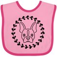 thumbnail image 3 of Inktastic Boston Terrier Dog Gift Idea Girls Baby Bib, 3 of 4
