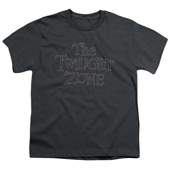 Twilight Zone Spiral Logo Youth 18/1 T-Shirt Charcoal