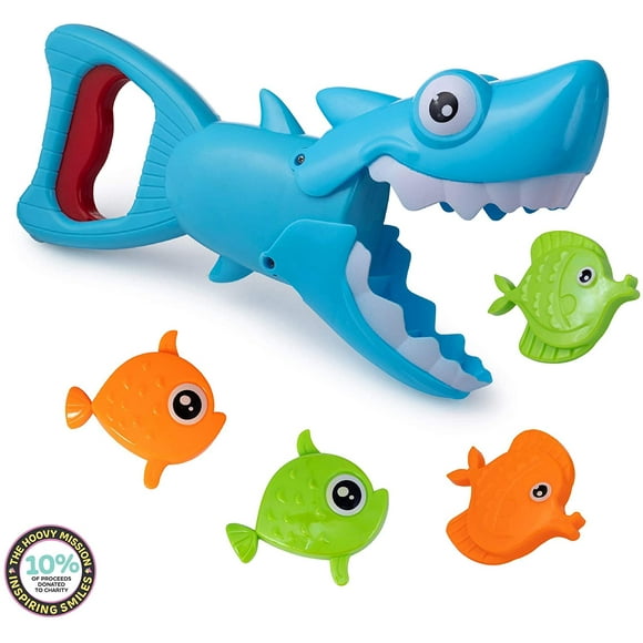 Castle Baby Bath Toys, Bath Toy for Toddler with Shark, Bath Toy Fishing Floating Squirts Toy, Bath Toy for 1+ Year Olds Kids