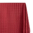 thumbnail image 1 of Cubic Embroidery Eyelet Fabric - Wine Polyester 40" By The Yard, 1 of 3