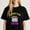 Black-4, variant on Women's Dad Off Duty Go Ask Your Mom Graphic T-Shirt S-4XL Mother's Day Gift