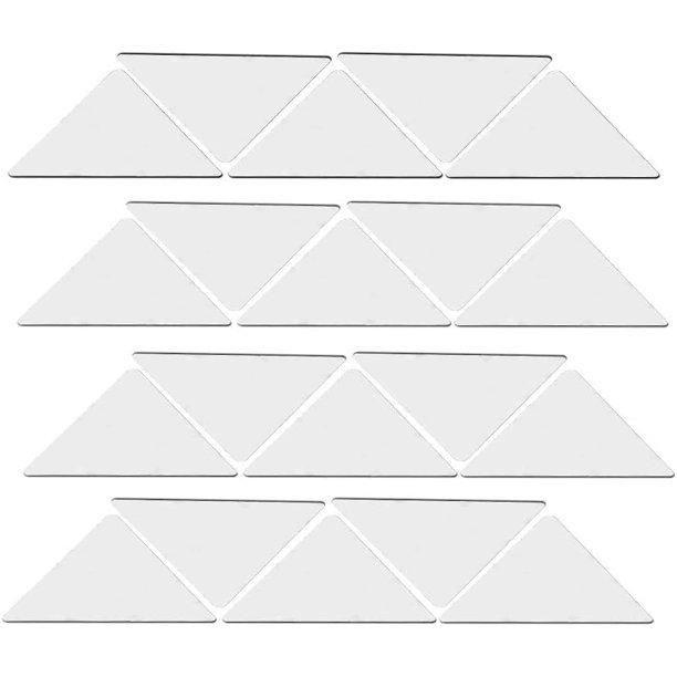 10pc Carpet Sticker Rug Carpet Grippers Triangle Mat Sticker Reusable ...