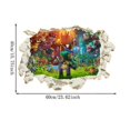 thumbnail image 5 of Minecraft wall decals living room kids room decoration PVC stickers, 5 of 5