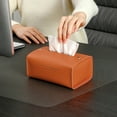 thumbnail image 6 of Clearance Newway PU Leather Folding Tissue Box Modern Simple Ins Style Waterproof And Dustproof for Bedrooms Bathrooms Living Rooms, 6 of 6
