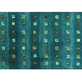thumbnail image 1 of Ahgly Company Indoor Rectangle Abstract Turquoise Blue Contemporary Area Rugs, 5' x 8', 1 of 4