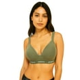 thumbnail image 3 of Women Bras 6 Pack of Cotton Sports Bra with B C D Cup 40C (S6825), 3 of 8
