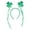 A, variant on St Patrick Day Headband with Green Tinsel，St Patrick Day Headwear for Girls Women，St Patrick Hair Accessories B