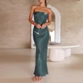 thumbnail image 1 of Vestido Robe moulante pour femme à épaules dénudées et dos nu Vêtements de fête élégants (vert M) Ygjytge Verde T M para Mujer, 1 of 5