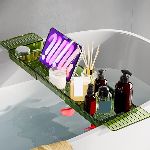 SWETRACE De Bañera Ajustable De Material Pet Color Verde Con Soporte Antideslizante Para