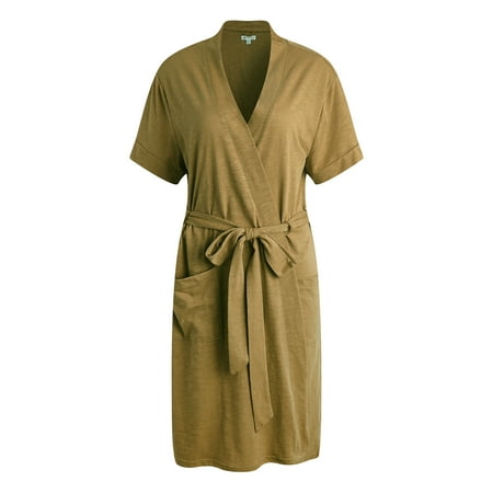 

Richie House Comfortable Modal Short Sleeves Bathrobe Party Dressing Gown Sleepwear RHW2753-24-XL