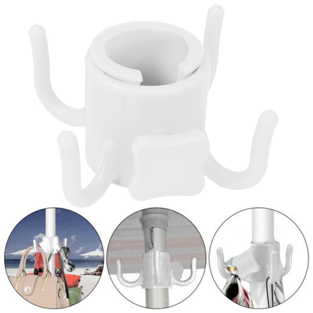 LASHALL Size Beach Umbrella Hanging Hook 4 Prongs For Hanging Towels