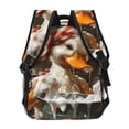 thumbnail image 4 of Fotbe Cartoon Scottish Duck Mochila Casual con Estampado para Escuela, Viajes y Actividades al Aire Libre - Duradera, Ligera y Cómoda, 4 of 5