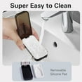 thumbnail image 4 of Pill Cutter, Pill Splitter for Small or Large Pills, Cuts Vitamins, Tablets, Detachable Pad for Clean Cuts, Travel Friendly, Black, 4 of 8