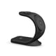 thumbnail image 1 of Cargador inalámbrico Auricular de cargas Dock Dock Station Portátil Portátil Hombre de viaje Reemplazo de hotel Pad Cojín de cargadores con cable negro Inevent EL006062-01B, 1 of 7
