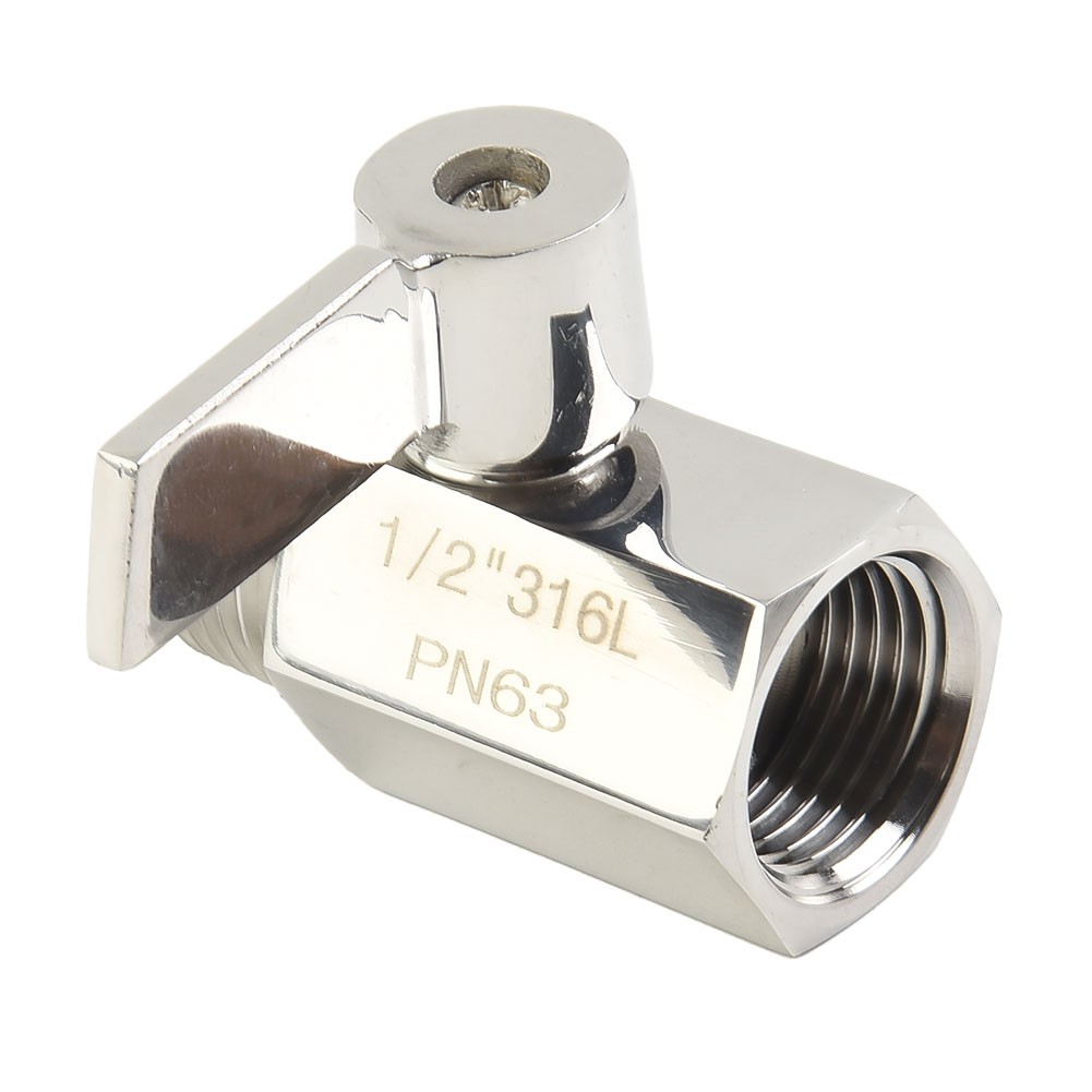 G1/2 Bathroom Shower Water Saver Shut-Off Valve – Brass Quick Control Head