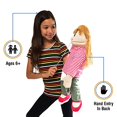 thumbnail image 2 of 25" Emily, Peach Girl, Full Body, Ventriloquist Style Puppet, 2 of 6
