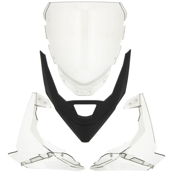 BRP 860201864 Ski-Doo Medium Windshield w Integrated Deflectors Rave Xterrain ACE
