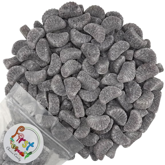 FirstChoiceCandy Fruit Slices Jelly Wedges Candy, Gummy and Sugar Flavored Jelly Candy, Fruit Slices Candy, Delicious Fruit Slices for Occasions ( Purple Grape- 2 Pound ) )