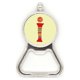 thumbnail image 1 of Yo alfabeto naranja lindo patron Acero inoxidable Metal cerveza tapa sacacorchos, 1 of 3