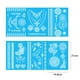 thumbnail image 4 of Juego de 6 pegatinas desechables para tatuajes, tatuajes falsos impermeables para adultos (148x210 mm), 4 of 9