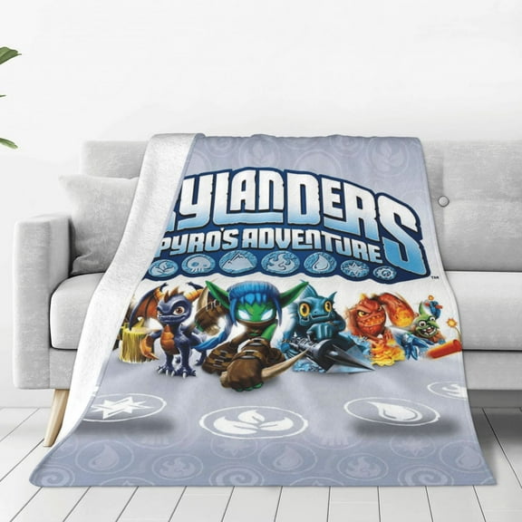 Skylanders Ultra-Soft Micro Fleece Blanket Cozy Blanket Thick Warm Plush Throw Blanket Sofa Cushion