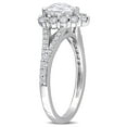 thumbnail image 3 of Everly Women's Created Moissanite Sterling Silver Engagement Ring, 3 of 6