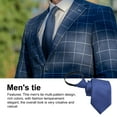 thumbnail image 3 of Xinwanna Men Business Tie Multiple Pattern Designs Rich Colors No Knot Casual Neck Tie Banquet Wedding Party Necktie (Type B), 3 of 13