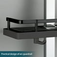 thumbnail image 2 of Iumwxz Shower Caddy Shelves Slide Bar for Shampoo Soap Holder with Stainless Steel Guardrail and Hanging Hook Punch Installation No Drill Needed Plastic Bathroom Shelf Organizer for Shower Rod, 2 of 6