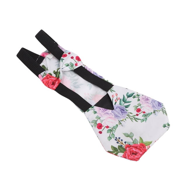 Pet Chicken Diapers With Bow Tie Reusable Duckling Diapers Goose Clothes Washable Breathable Fabric Loose Tight Belt Design Diapers