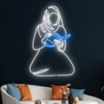 thumbnail image 5 of Handmadetneonsign Hijab Woman Read Book Led Sign, Hijab Beauty Neon Sign, Wall Decor, Face Girl, 5 of 5