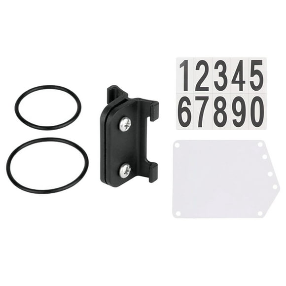 freestylehome Road Bike Number Plate Holder Cycling Race Fixed Cards Rear Bracket Rack Round Tube 12 x 10 x 5cm 1Set