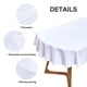 thumbnail image 5 of Mantel Wolkemer ovalado, de tela lavable, 155 x 215 cm, color blanco, 5 of 8