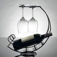 thumbnail image 6 of Creative Metal Wine Rack Hanging Wine Glass Holder Bar Stand Bracket Display, 6 of 7
