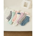 thumbnail image 2 of Women's Socks 7 Pairs Fall Winter Ankle Socks Multicolor, 6-Pack Home Sleeping Warm Socks, 2 of 7