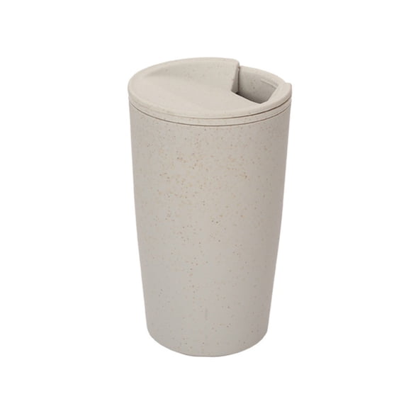 Bearachild Taza de café de fibra de trigo, taza de leche de estilo Simple, vaso de moda de boca ancha para coche, vasos de refrigeración para Type2 NO2