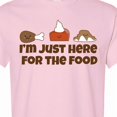 thumbnail image 4 of Inktastic I'm Just Here for the Food T-Shirt, 4 of 5