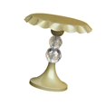 thumbnail image 4 of yuksok Iron Cake Stand Photo Props Serving Platter Stand for Countertop Table Event gold S, 4 of 9