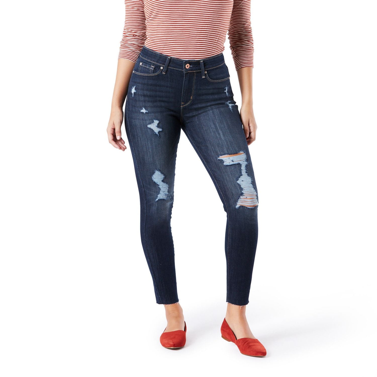 Levi Strauss Signature.™ Women's High-Rise Ankle Skinny Cut-Off
