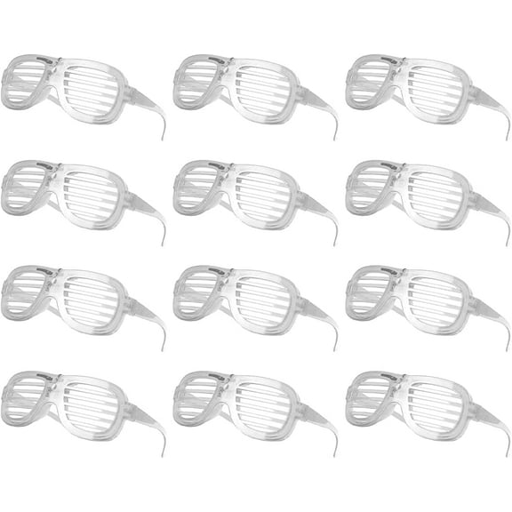 LINLIN 12 PairsLED Glasses Light Up Glasses, Party Glasses Shutter Shades Glasses Flashing Glasses Toys Carnival Sunglasses for Children's Birthday Party Favors