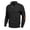 C-Black2, variant on DHFJKG Mens Jacquard Knit Sweater Slim Fit Button Up Placket Turtleneck Patchwork Sweaters With Ribbing Edge Long Sleeve Soft Jumper Tops