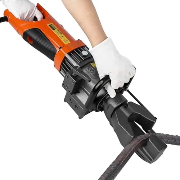 Portable Rebar Bender Tool 900W Electric Hydraulic Hand Held Steel Rod Bending Machine Angle 0-130° ,Wide Cutting Range