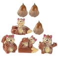 thumbnail image 2 of Here's a polished and professional product description based on the details you provided:\n\n \n\n**7pcs Cute Resin Squirrel Miniature Figurines –, 2 of 5
