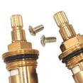 thumbnail image 6 of Esquirla Ceramic Stem Disc Cartridges Sink Faucet s Stem Easy to Install Drip Resistant Shower Hot Cold Water for Bathroom pair, 6 of 8