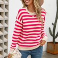 thumbnail image 2 of Vedolay Sweaters Women's 2023 Fall Cropped Turtleneck Knitted Sweater Pullover Loose Tops,Hot Pink XL, 2 of 5