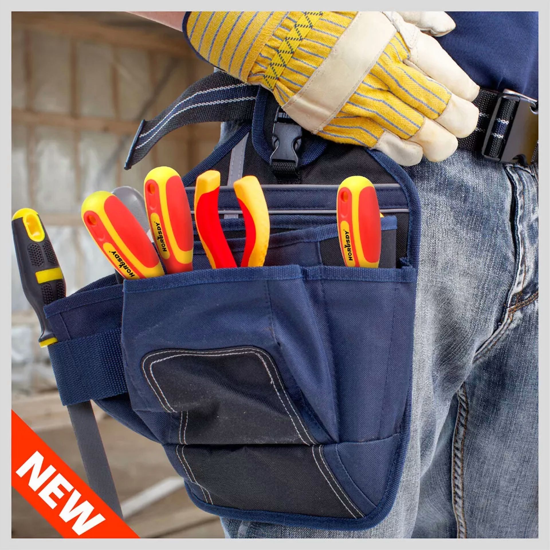 BUTTERFLY- 6Pc 1000V Insulated Screwdriver Set Magnetic Tips Electrician Slotted Phillips