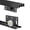Black, variant on Sliding Door Tracks for Wardrobes, Double Track Guides, Upper and Lower Tracks, Easy Installation for Wardrobe and Glass Doors