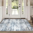 thumbnail image 5 of BERTHMEER 3'x5' Area Rugs Entryway Bedroom Rug,Machine Washable Abstract Distressed Non-Slip Rug for Living Room,Blue&Gray, 5 of 7
