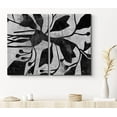 thumbnail image 1 of PixonSign Canvas Print Wall Art Set Abstract Flowers and Vine Botanical Plants Illustrations Modern Art Alternative Dramatic Dark Black and White for Living Room, Bedroom, Office - 24"x36"x2, 1 of 5